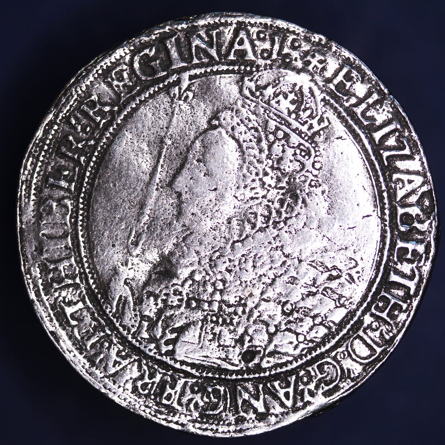 REPRODUCTION Elizabeth I Crown 5 Shilling 5/- coin 41mm [E1CROWN]