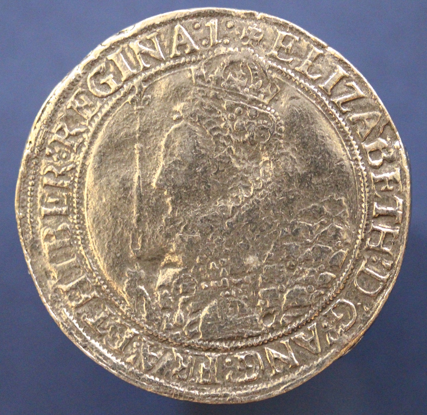 REPRODUCTION Elizabeth I Crown 5 Shilling 5/- coin 41mm [E1CROWN]