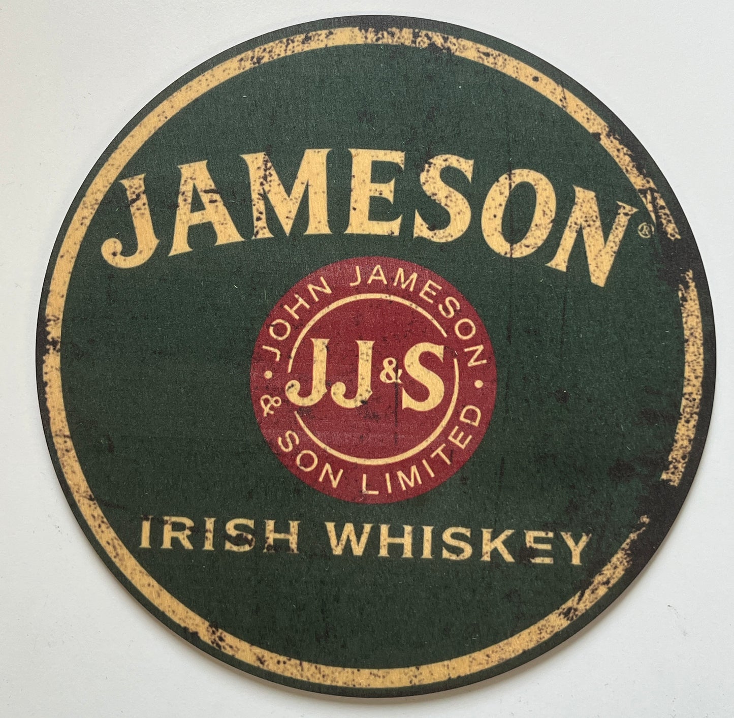 Wooden Vintage Style Advertising Sign Jameson Whiskey NO FIXINGS 7.5 inch [JAM1]