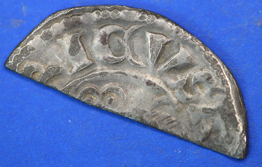 Medieval hammered short cross silver cut half penny, 0.58g   [10/24 31026]