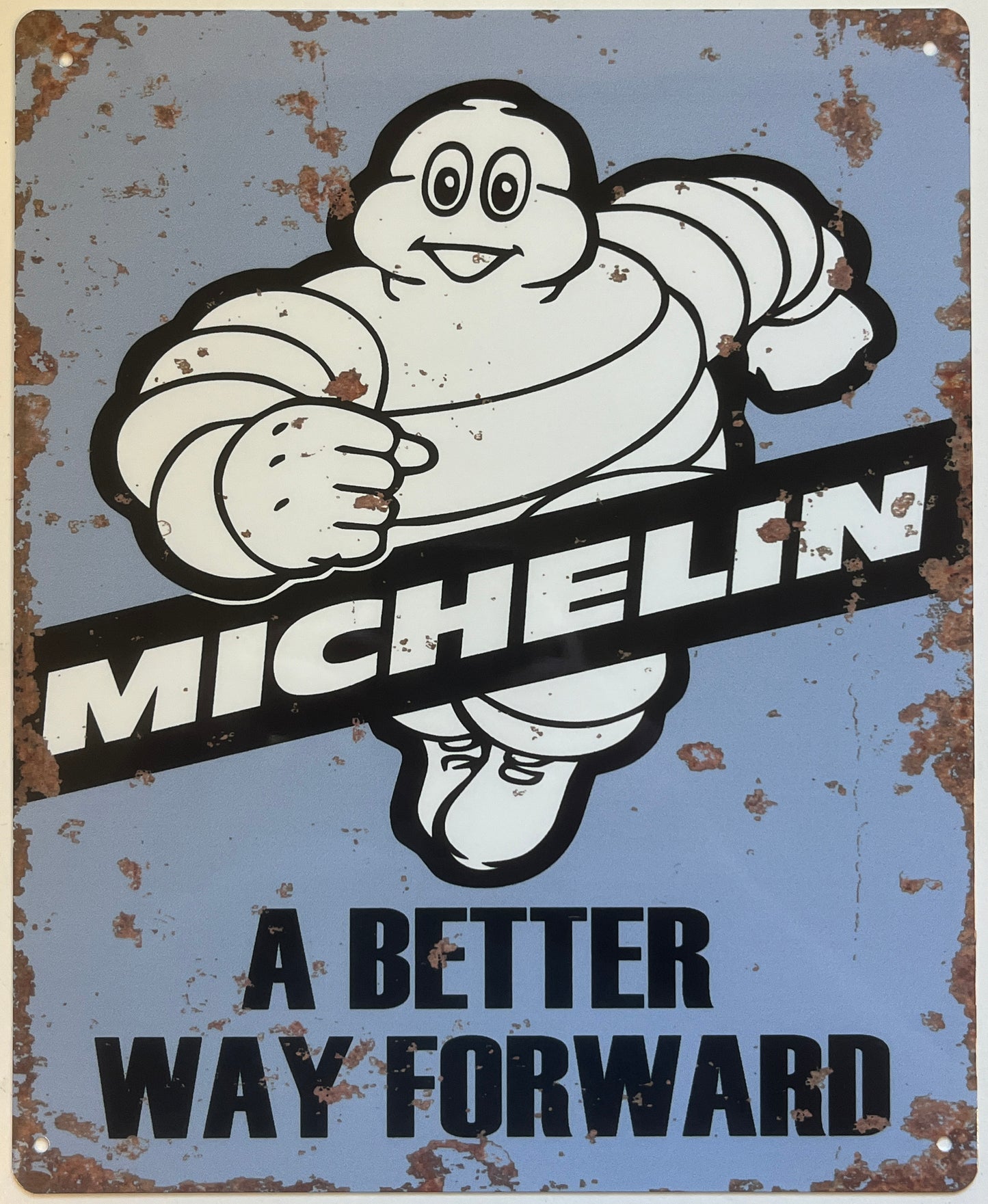 Metal Vintage Style Wall Sign - Michelin A Better Way Forward Tires 10x8 inch [MICH2]