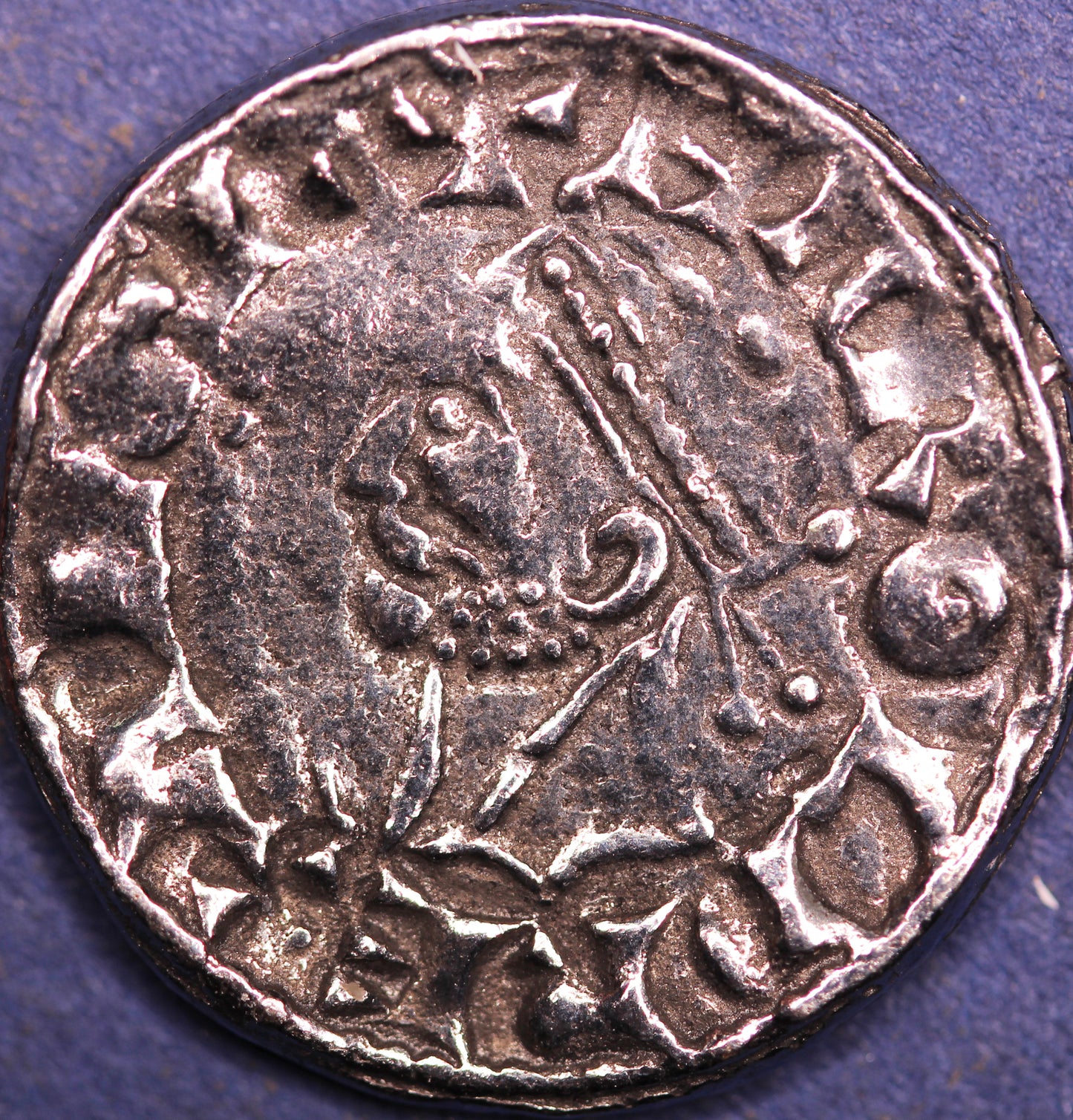 REPRODUCTION Medieval coin, Harold II penny in folder [HH2PCP]