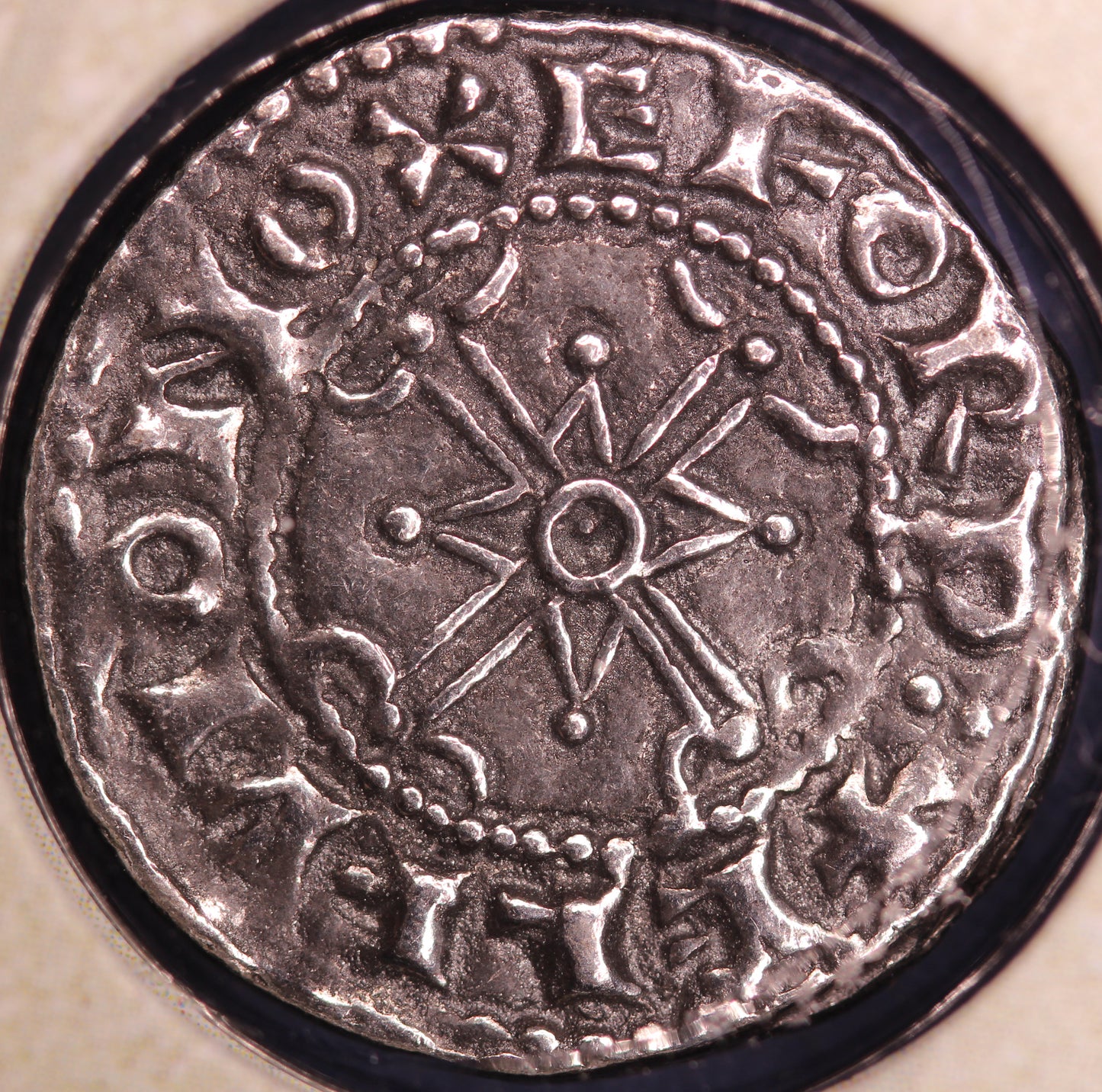 REPRODUCTION Medieval coin, William I penny in folder  [HW1PCP]