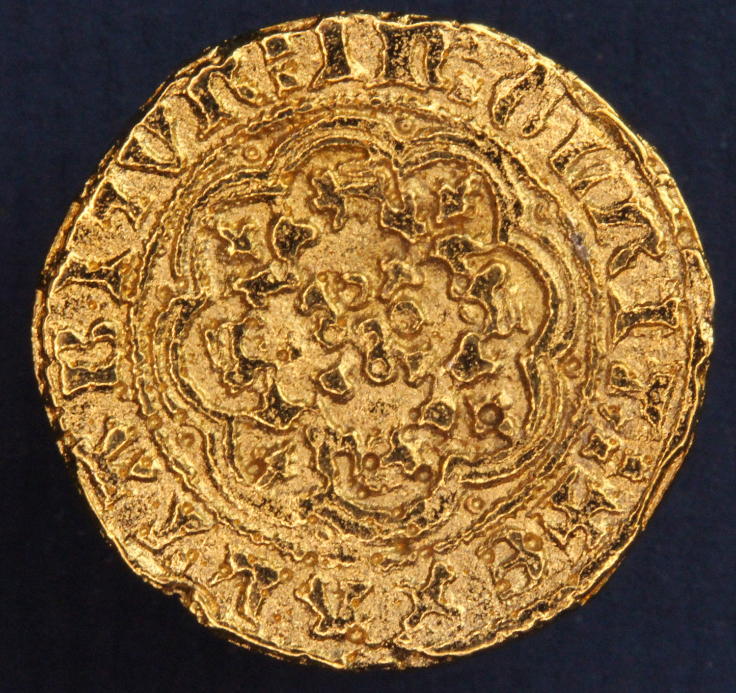 REPRODUCTION Medieval coin, Replica Edward III Gold Quarter Noble (20mm) [EDCOIN]