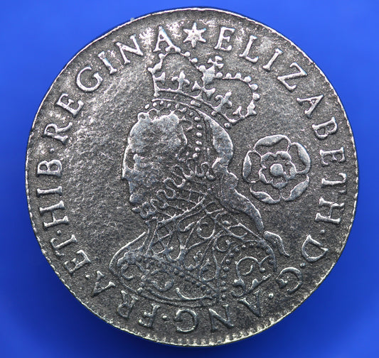 REPRODUCTION 1562 Elizabeth I Sixpence 6d coin 24mm [E16d]