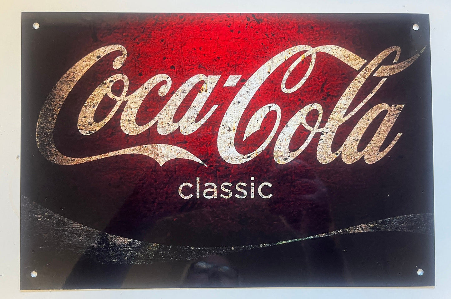 Metal Vintage Style Wall Sign - Coke, Coca-Cola Advertising Sign, Rusty look, 30 x 20 cm [COKE1]