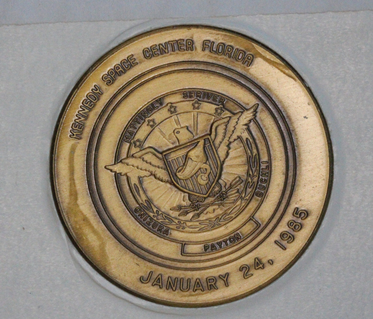 1985 New Era in Discovery, Kennedy Space Centre, Discovery medal, 38mm   [R02/25 29437]