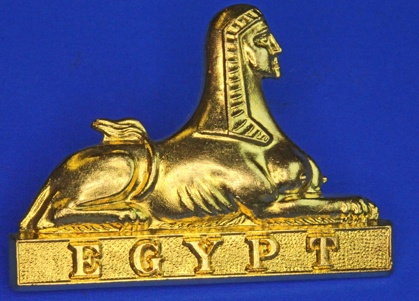 British Army Militaria 24th Foot 2nd Warwickshire brass Sphinx collar badge Zulu War, NOT a pair [R03/25 24THFOOT]
