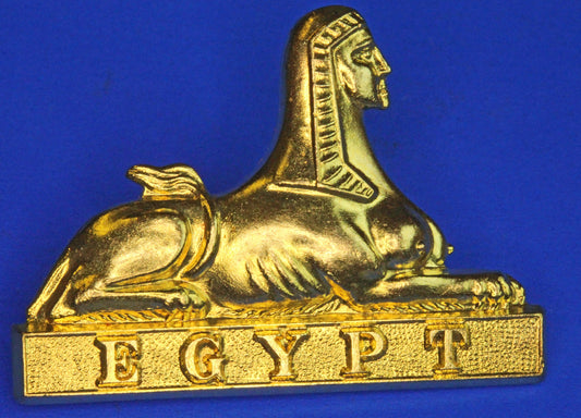 British Army Militaria 24th Foot 2nd Warwickshire brass Sphinx collar badge Zulu War, NOT a pair [R03/25 24THFOOT]