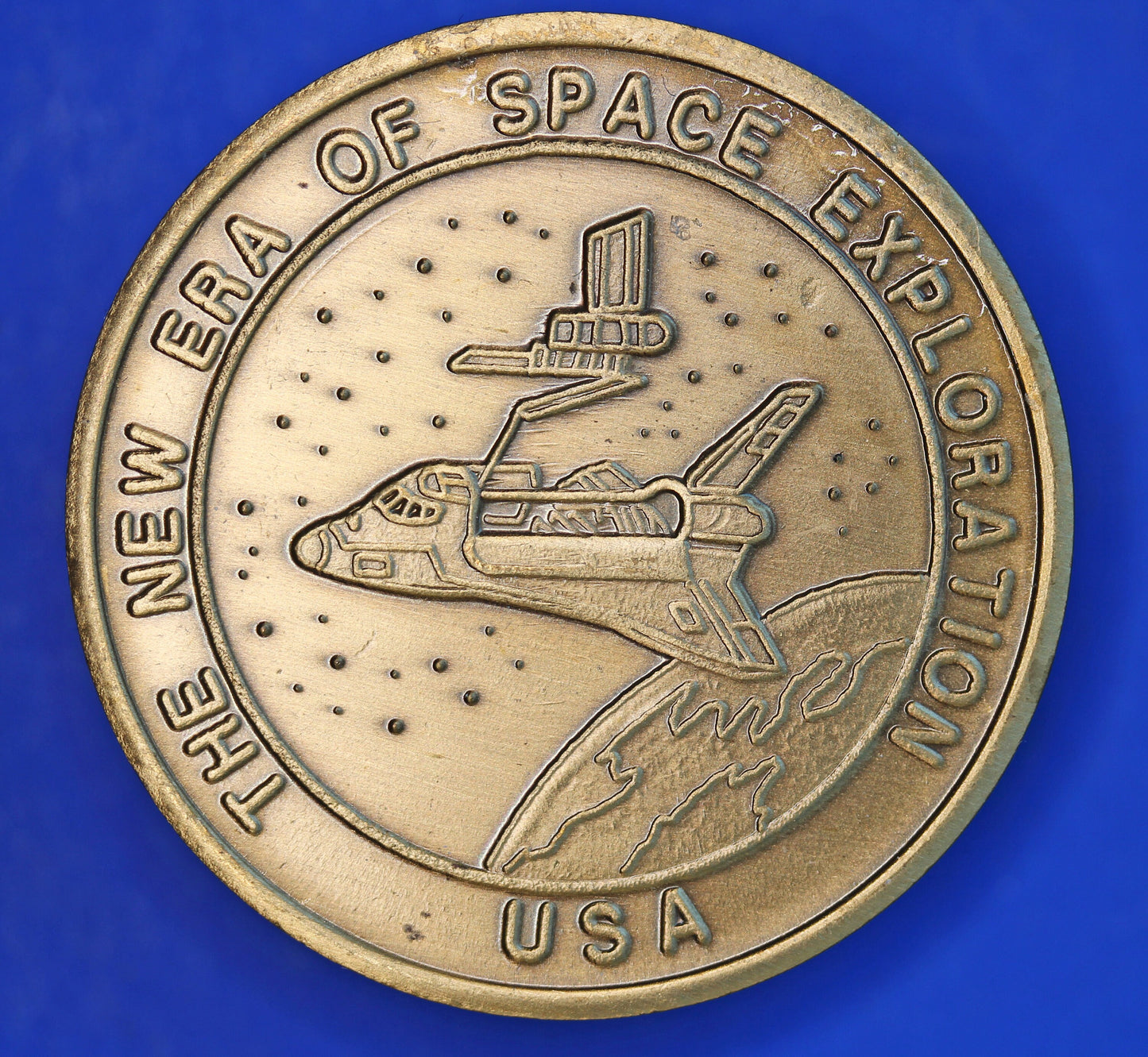 Medallion 39mm, New Era Space Exploration USA, Kennedy Space Centre Spacelab 1985 [R03/25 29669]