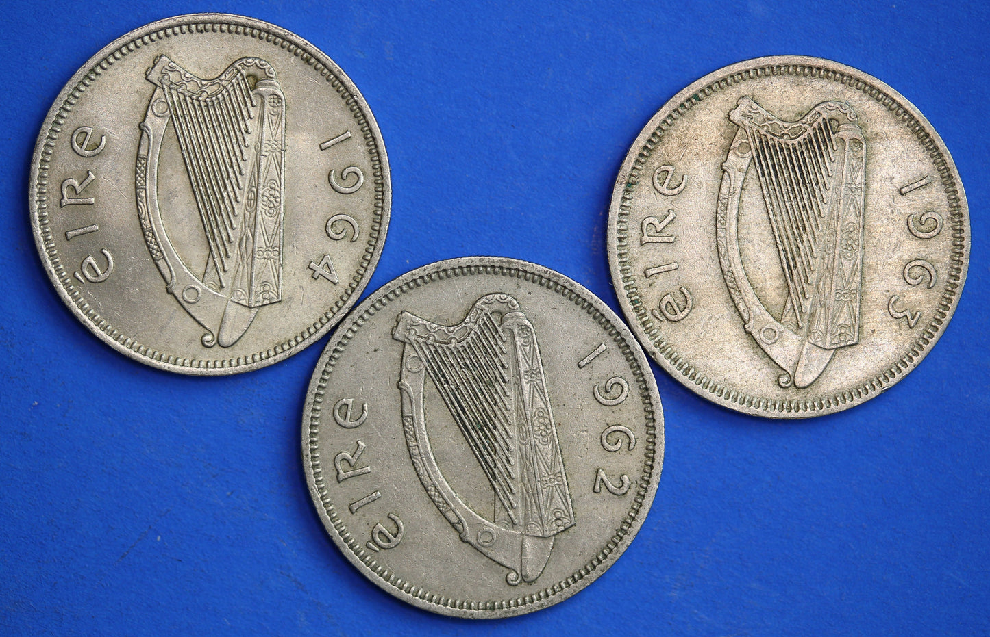 GENUINE Irish shillings Ireland EIRE coins, Various Dates, Bull Coins [R04/25 29917]