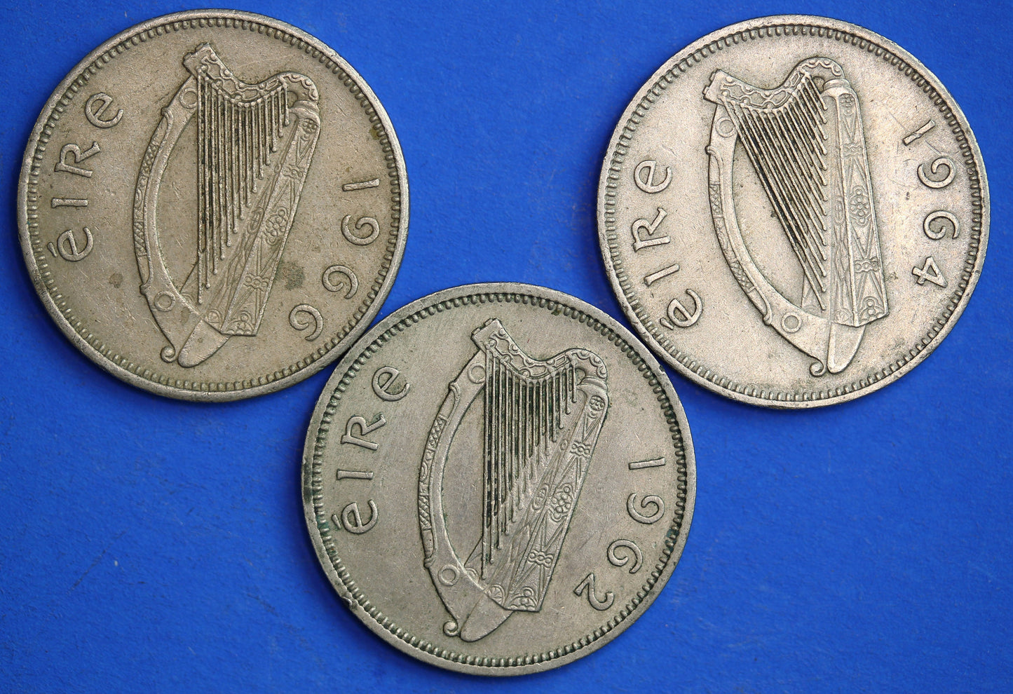 GENUINE Irish shillings Ireland EIRE coins, Various Dates, Bull Coins [R04/25 29918]