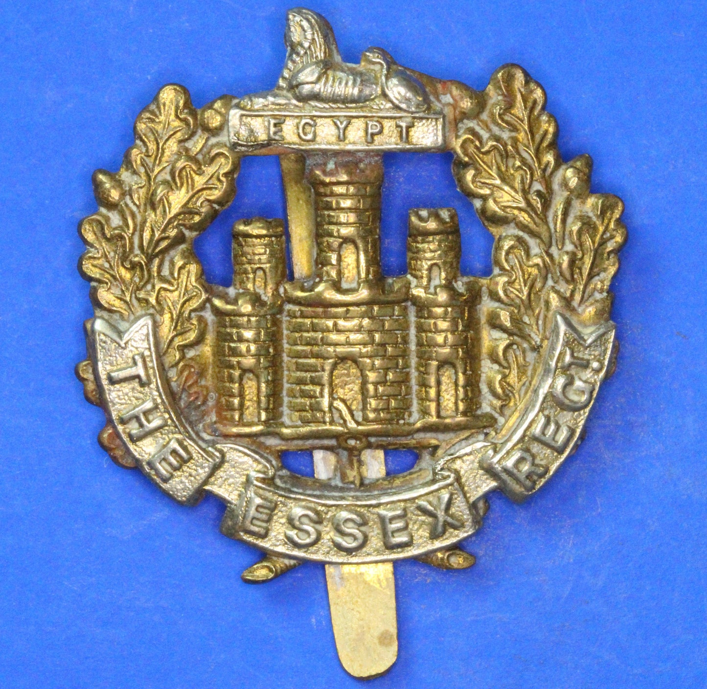 British Army Militaria - WW1 The Essex Regiment Cap Badge     [R06/25 30369]