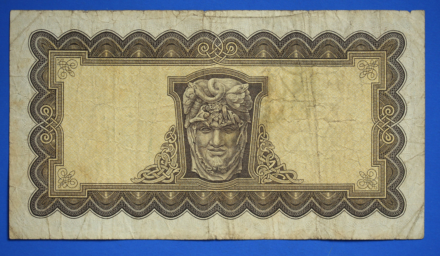 1967 Central Bank of Ireland, Five 5 Pound, Five 5 Punt Irish EIRE Lady Lavery banknote [07/24 30597]