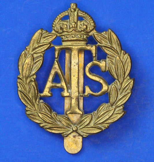 British Army Vintage World War 2 - WW2 Auxiliary Territorial Service Corps ATS Cap Badge        [09/24 30360]
