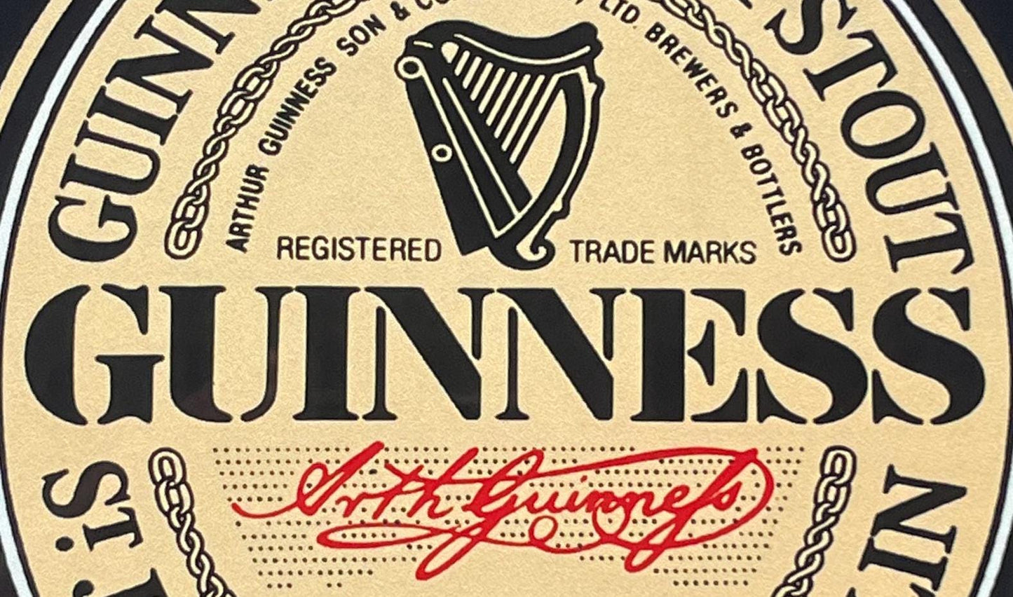 Metal Vintage Style Wall Sign - Guinness Extra Stout, St James's Gate Dublin 8x6 inch [GUIN3]
