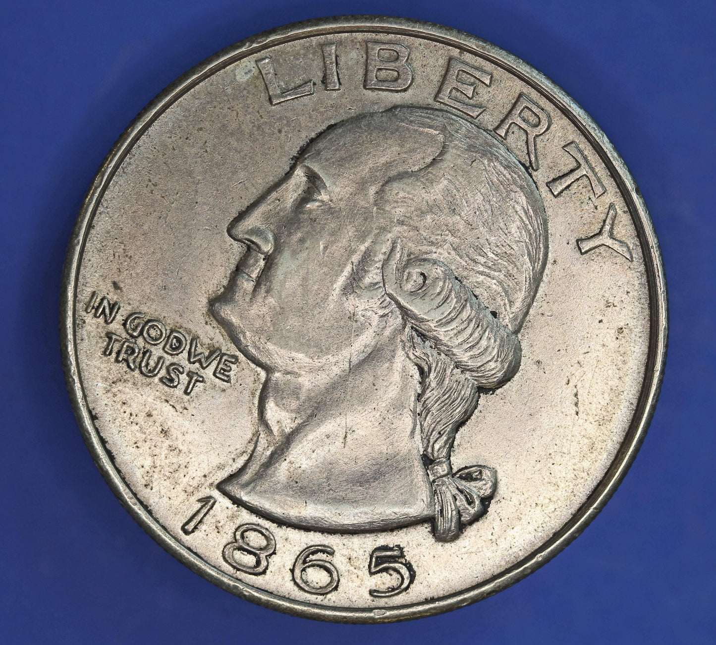 Replica coin, 1865 United States USA George Washington Dollar  [R10/25 31063]