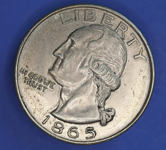 Replica coin, 1865 United States USA George Washington Dollar  [R10/25 31063]