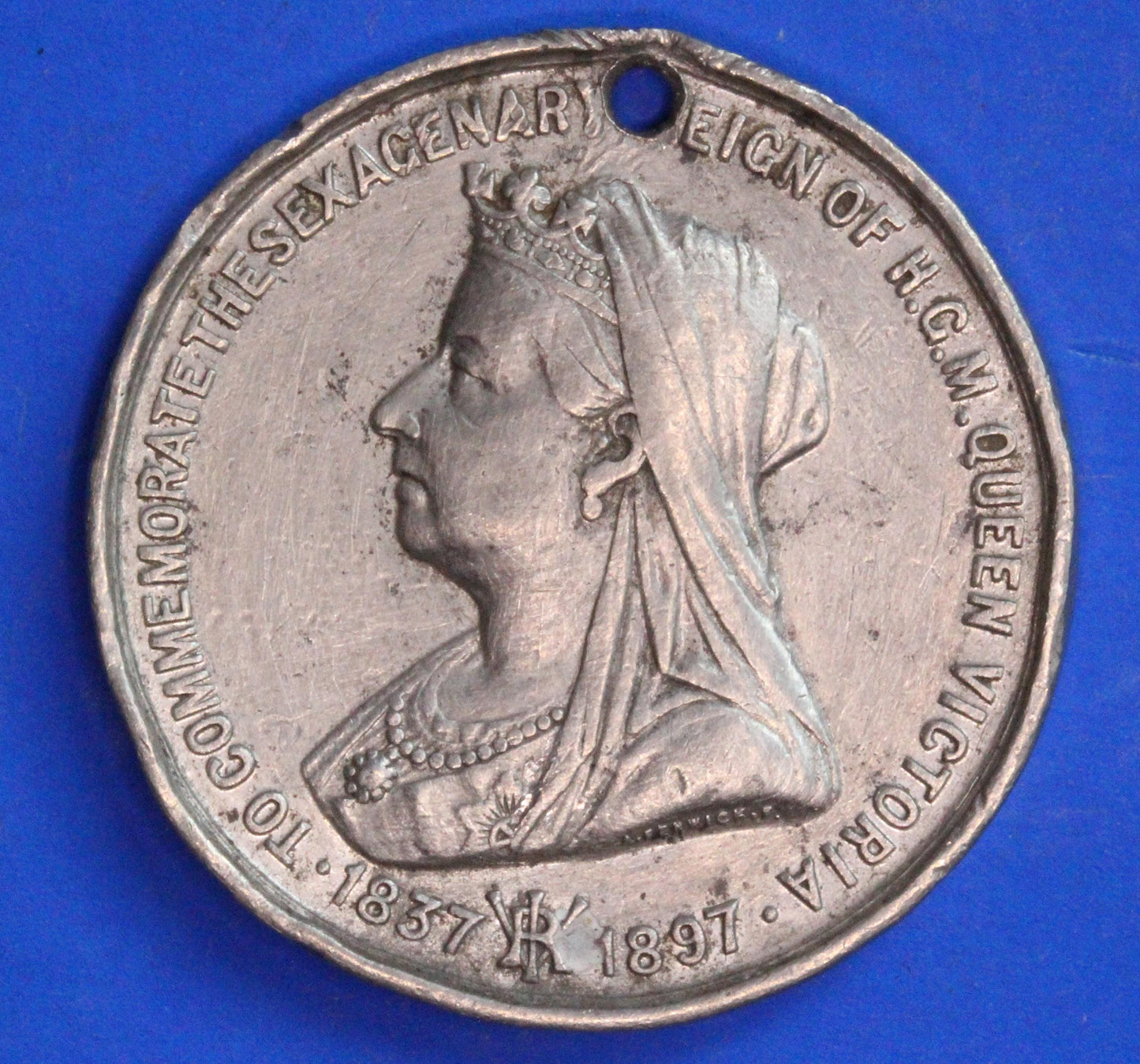 1897 Victoria Diamond Jubilee medal Hull, 38mm    [R10/25 31101]