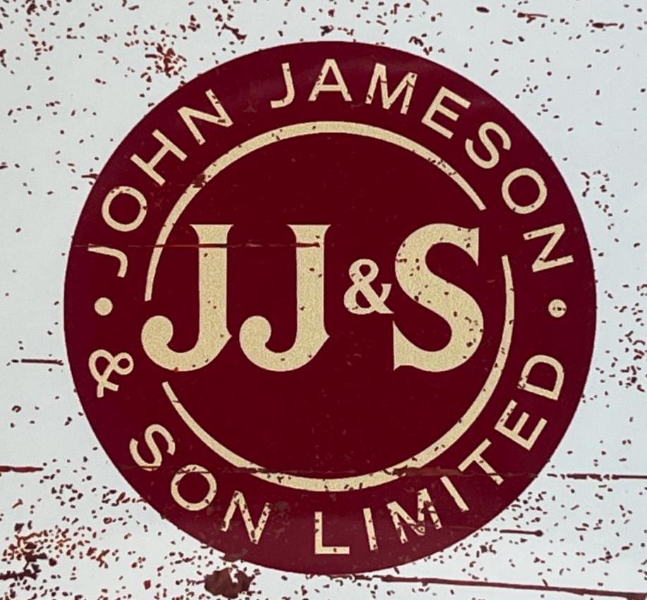 Metal Vintage Style Wall Sign - Jameson Irish Whiskey Advertising Sign, Rusty look, 10.5 x 7 inch [JAM2]