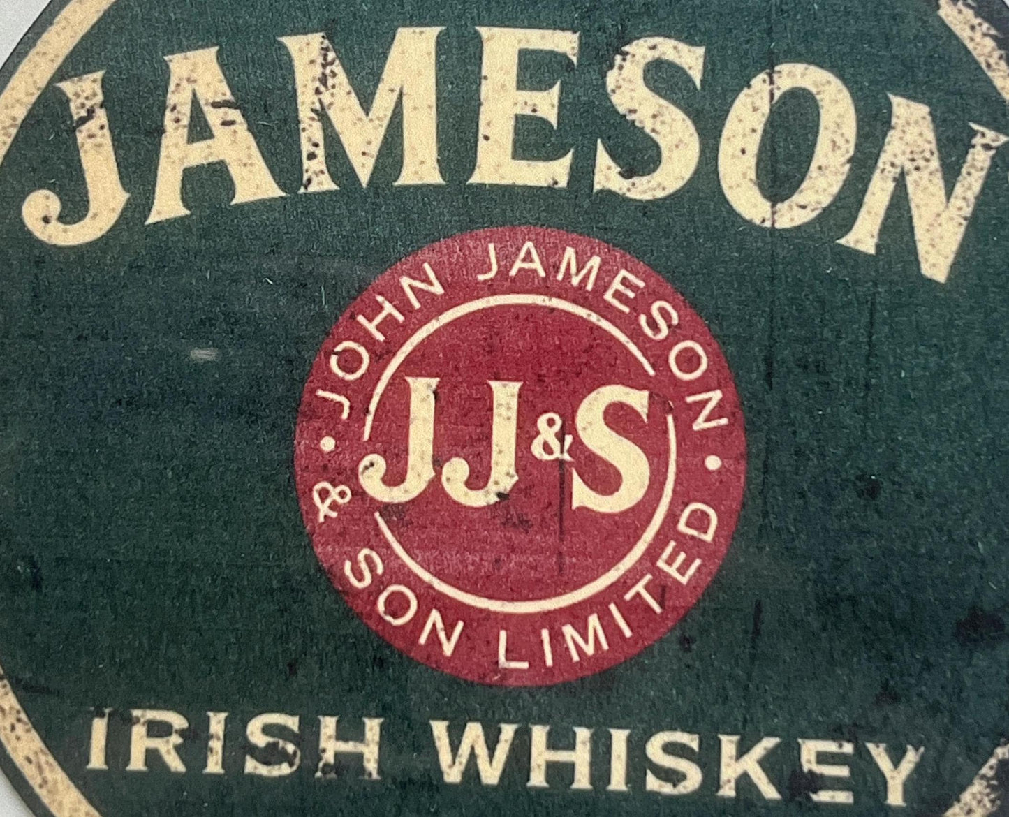 Aluminium Vintage Style Wall Sign - Jameson Whiskey Advertising sign, 8 inch [JAM3]