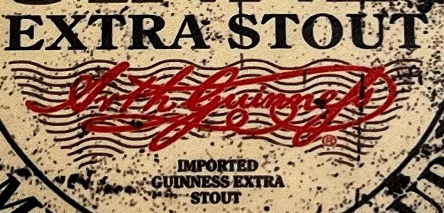 Aluminium Vintage Style Wall Sign - Guinness Advertising sign, 8 inch [GUIN4]