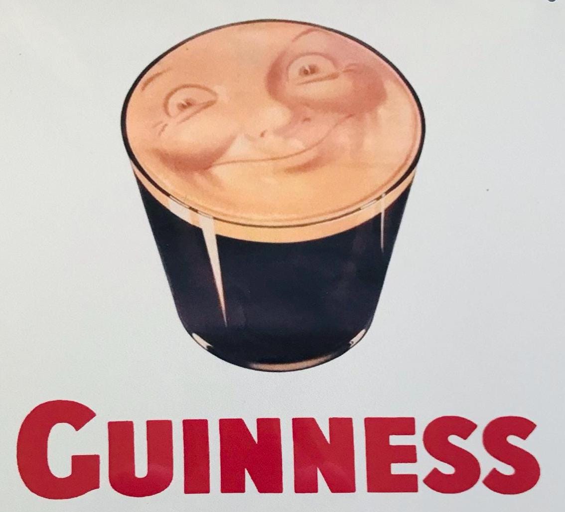 Metal Vintage Style Wall Sign - Guinness As Usual 10x8 inch [GUIN2]