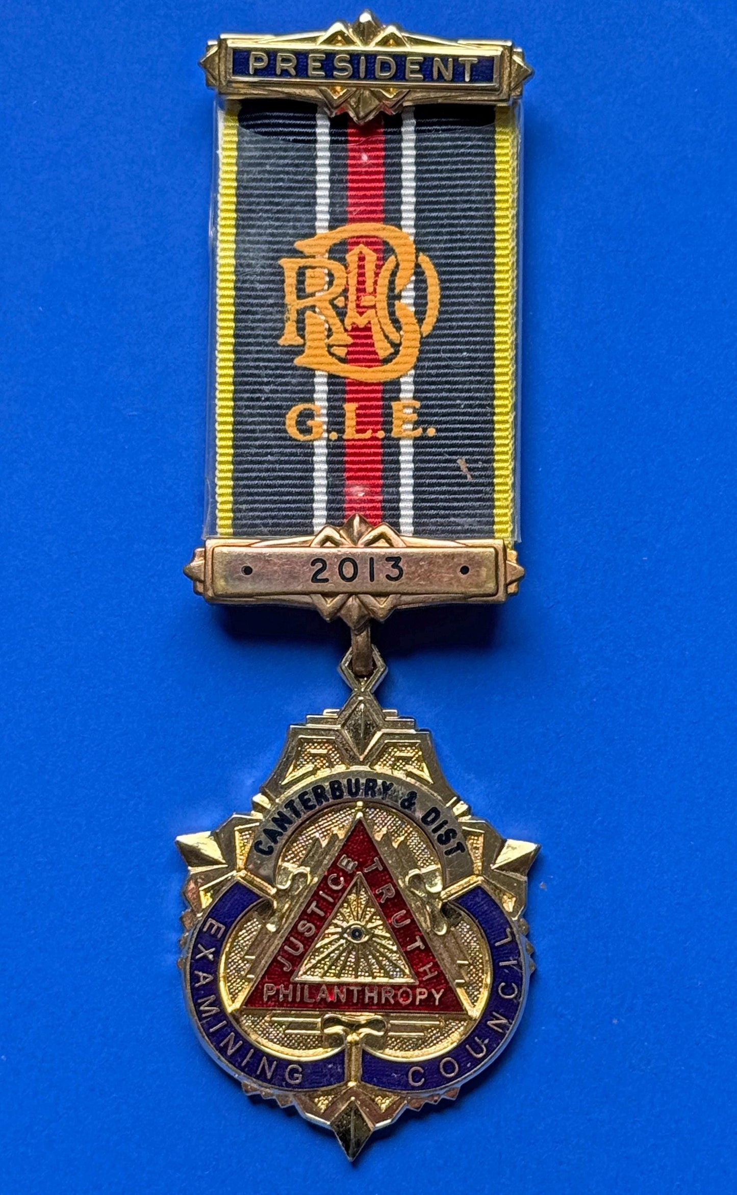 Masonic Medal /Medallion - RAOB Buffaloes GLE Jewel / Medal, Canterbury   [02/25 31820]