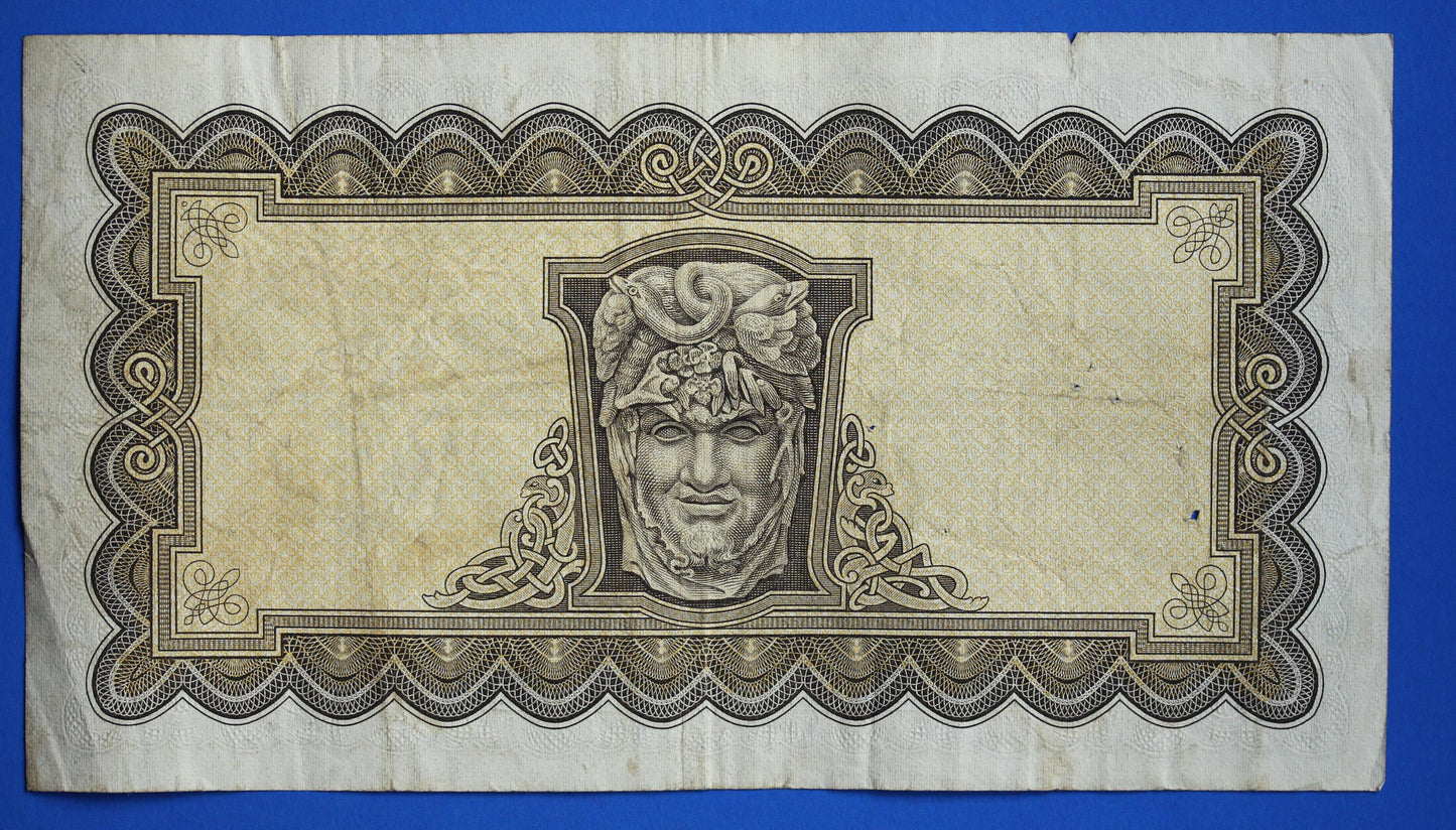 1970 Central Bank of Ireland, Five Pound, Five Punt Irish EIRE Lady Lavery banknote [02/25 31908]