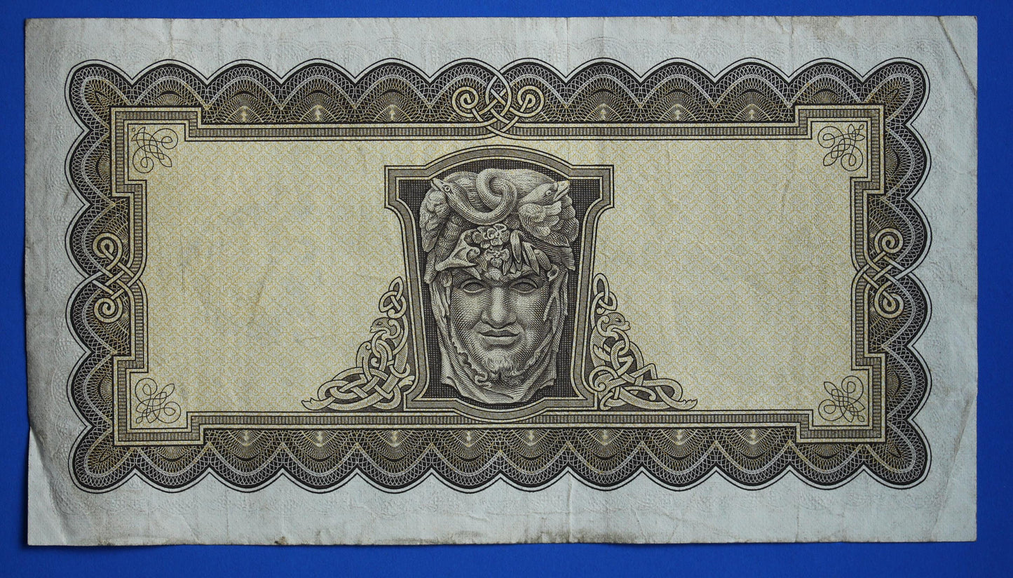 1971 Central Bank of Ireland, Five Pound, Five Punt Irish EIRE Lady Lavery banknote [02/25 31909]