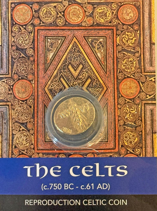 REPRODUCTION Celtic coin, Celtic Coin Pack - Cunobelin Stater [CCP2]