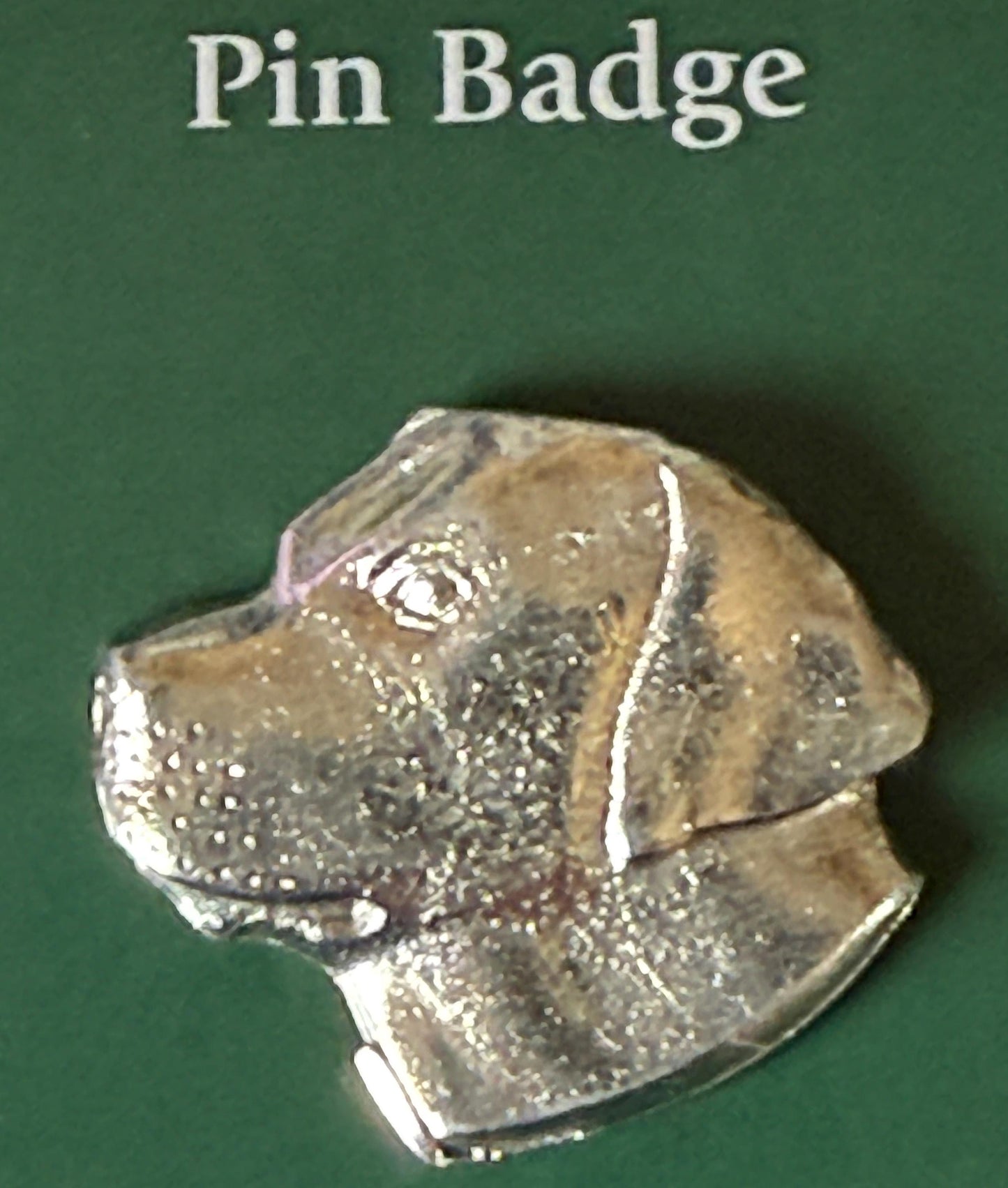 Labrador /Dog Head Lapel Pin  - lead-free Pewter, Country Life [CLLABPPIN]