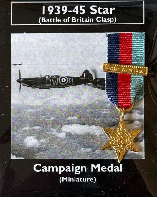 British Army REPRODUCTION WW2 1939-1945 Star Miniature British War Medal 18mm *[CMS]