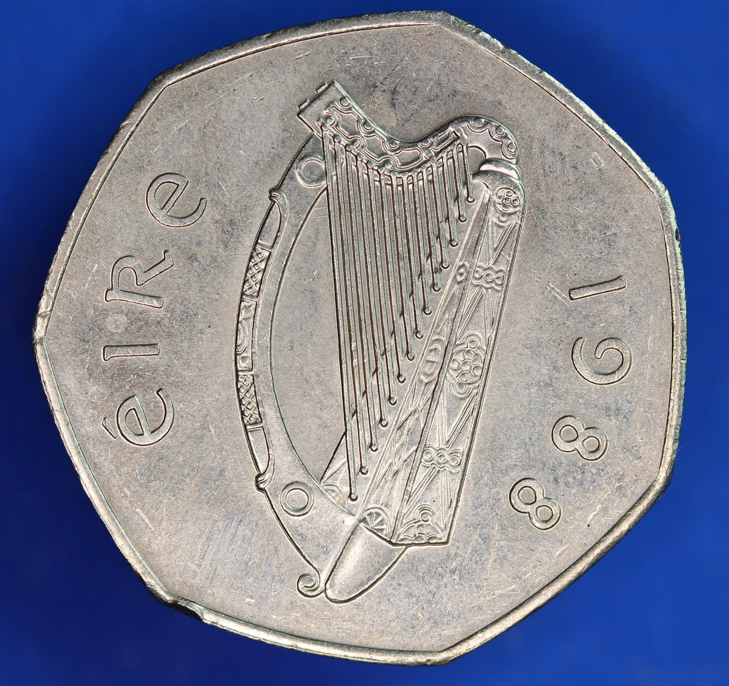 1988 Irish Ireland EIRE Fifty Pence 50p coin, Dublin Millennium    [03/25 32286]