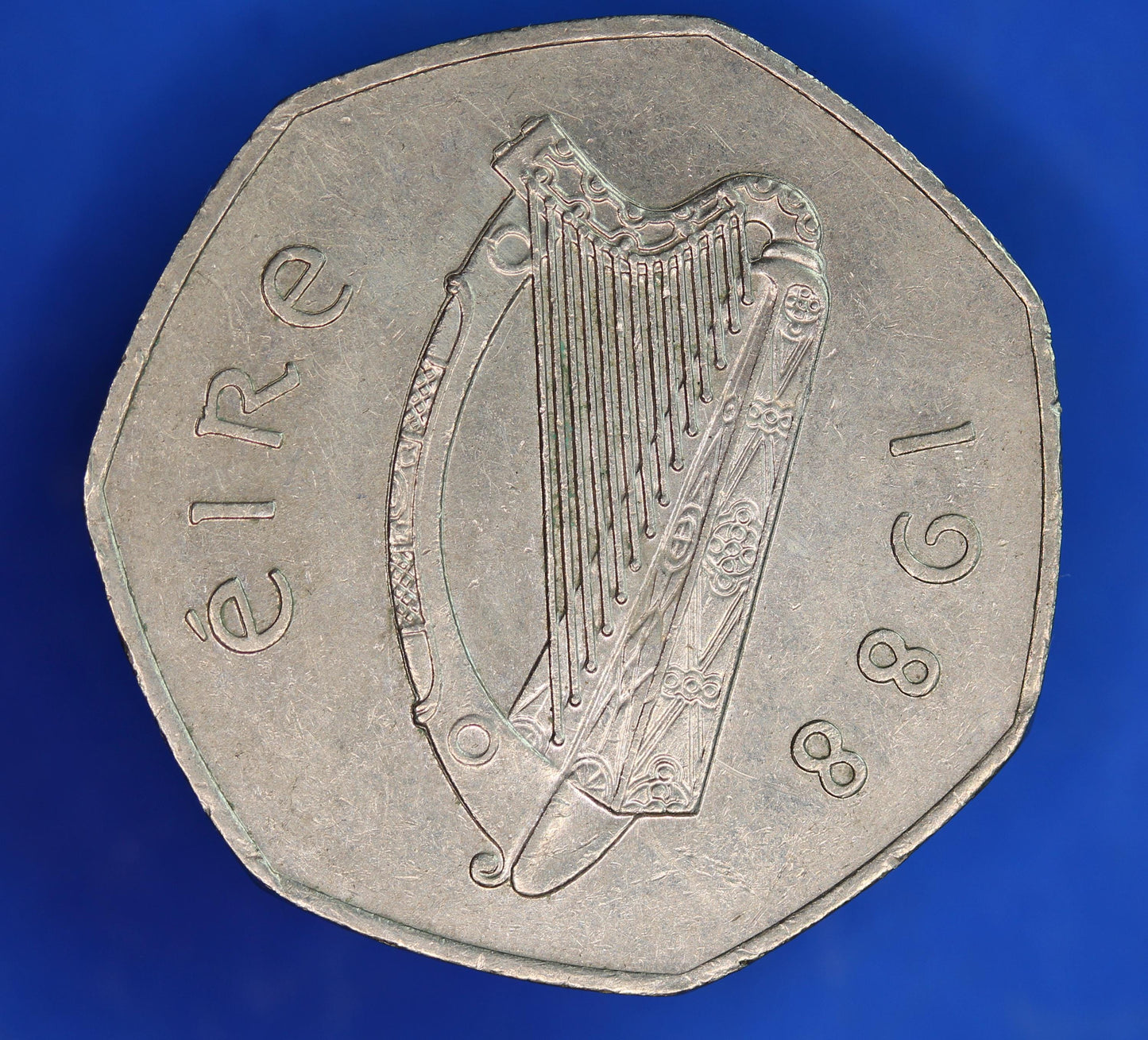 1988 Irish Ireland EIRE Fifty Pence 50p coin, Dublin Millennium    [03/25 32287]