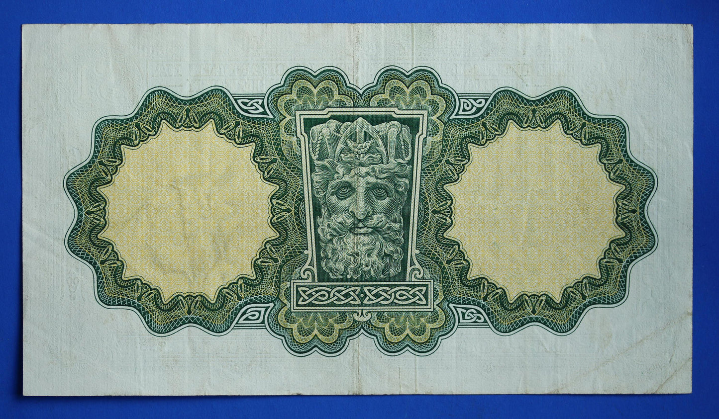 1972 Central Bank of Ireland, One Pound, One Punt Irish EIRE Lady Lavery banknote [R04/25 32215]