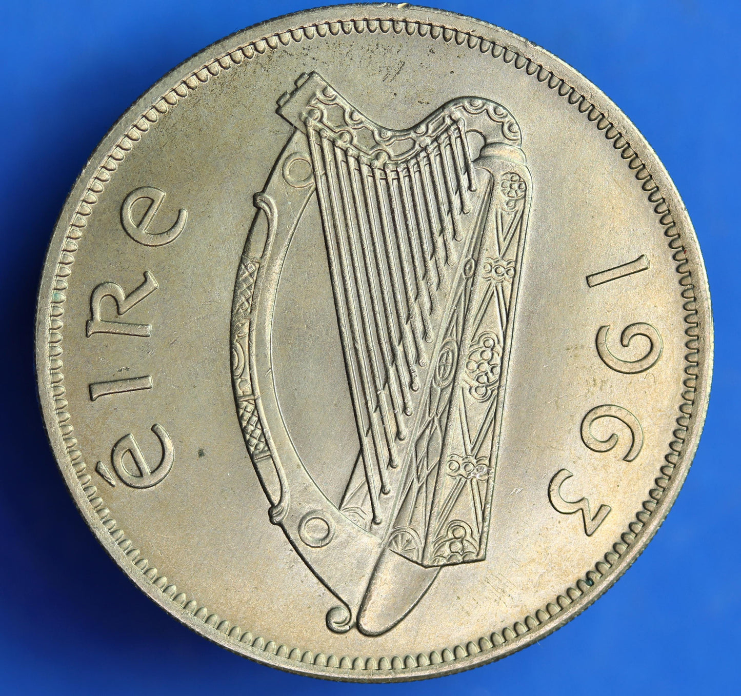 GENUINE 1963 Irish Half Crown 2/6 Ireland EIRE coin, Irish Hunter [04/25 32461]