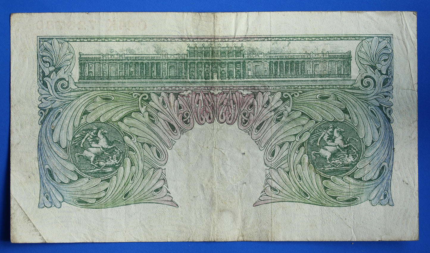 1955 Bank of England One pound 1 pound, O'Brien "O44K" banknote   [05/25 32521]