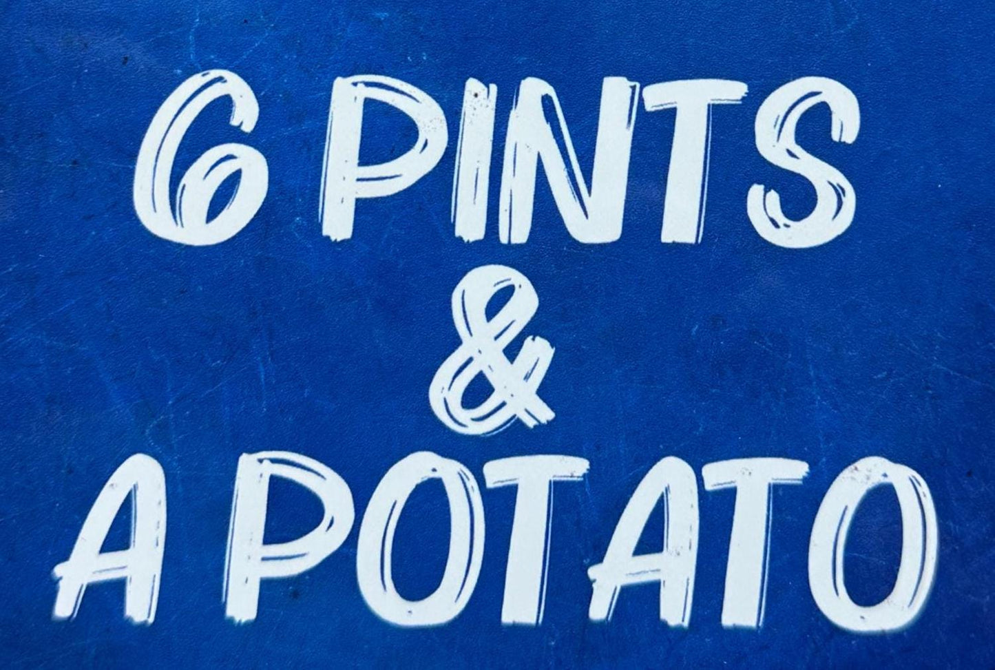 Metal Vintage Style Wall Sign 7 Course Irish Meal Metal Menu Sign 8x6 inch [IRML1]