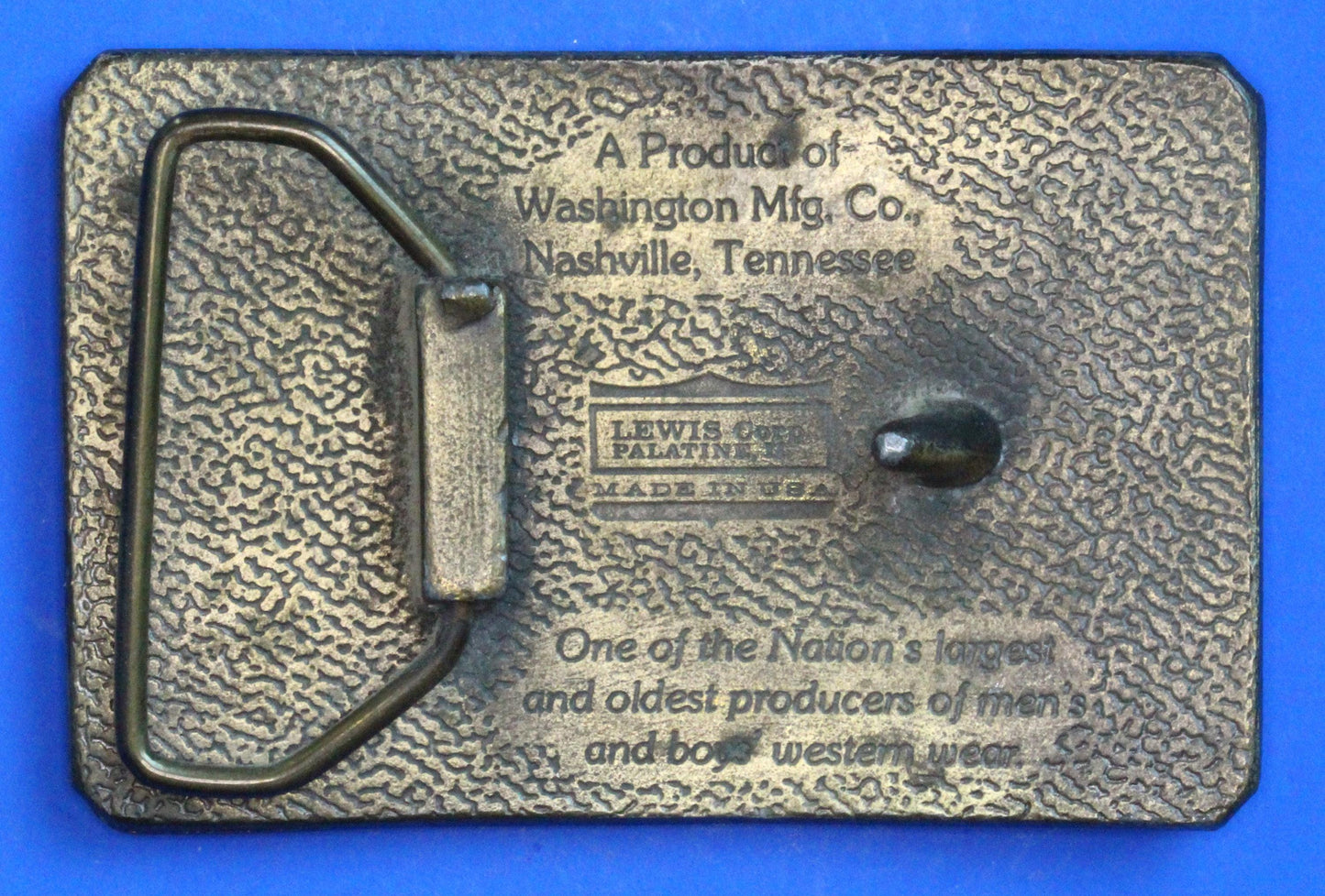 Vintage Belt Buckle DC Dee Cee Brand USA Made, for 1 1/2 inch belt  [05/25 32349]