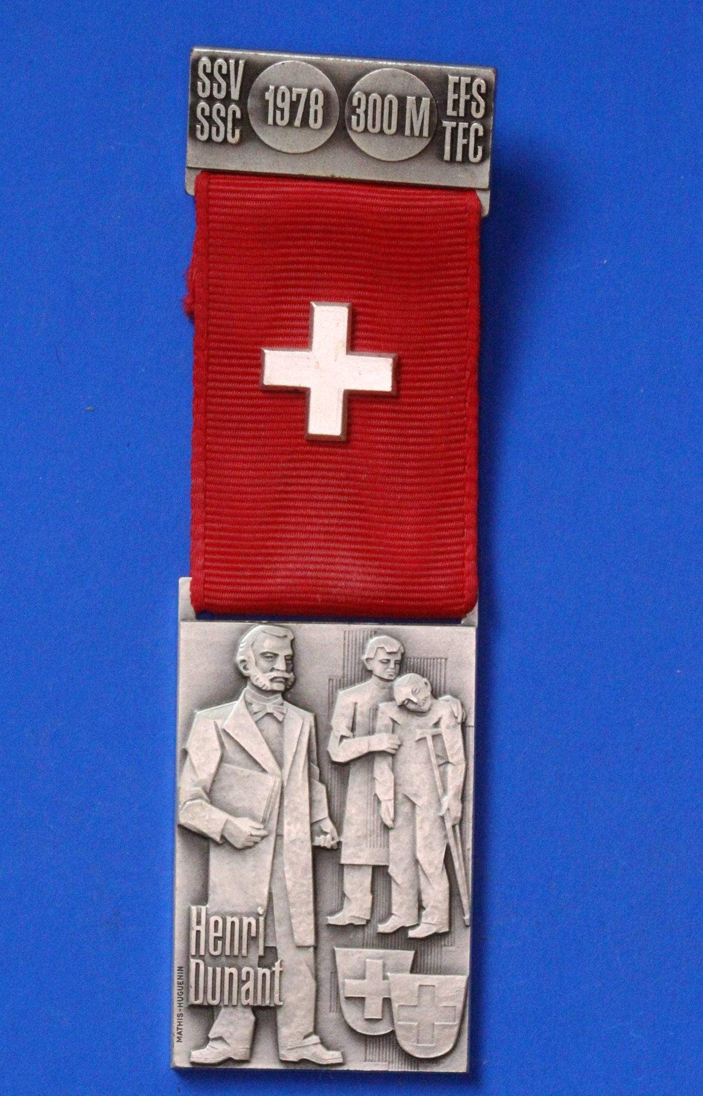 1978 SWITZERLAND Shooting Festival Vintage Swiss Award Medal Ribbon  [06/25 32857]