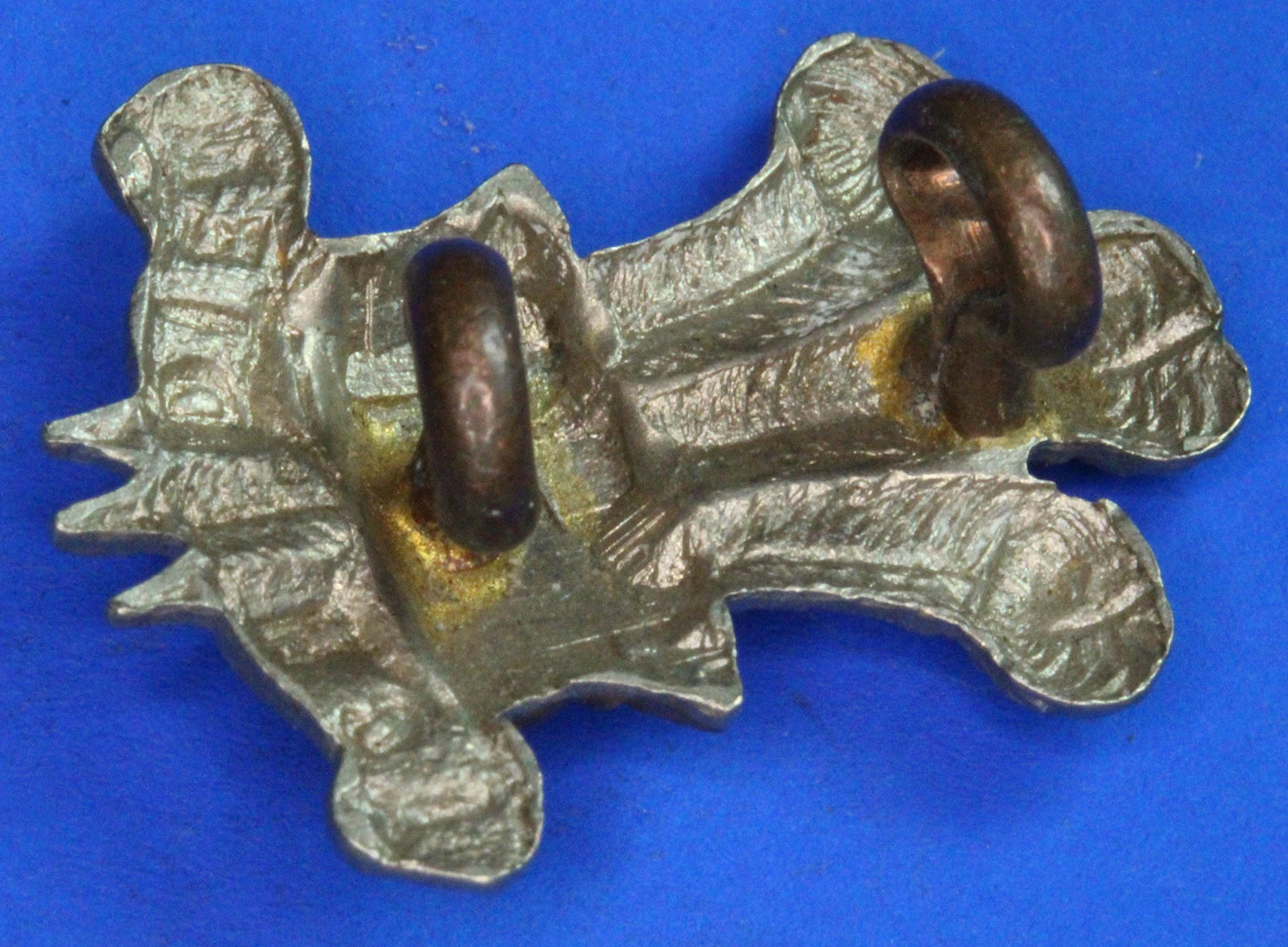 British Army Militaria - WW1 Leinster Regiment Irish Collar Badge     [06/25 32776]