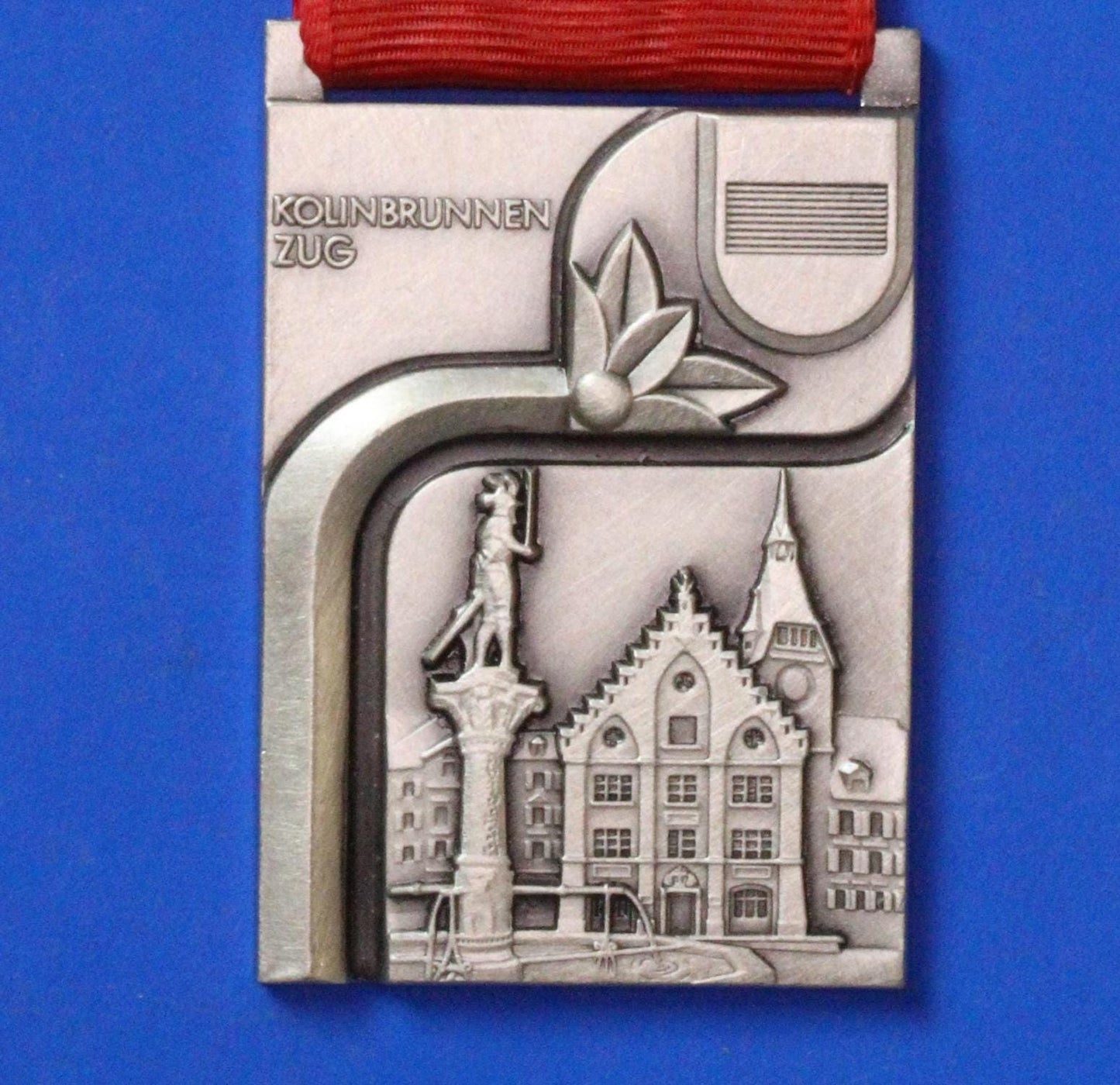 1988 SWITZERLAND Shooting Festival Vintage Swiss Award Medal Ribbon  [06/25 32853]