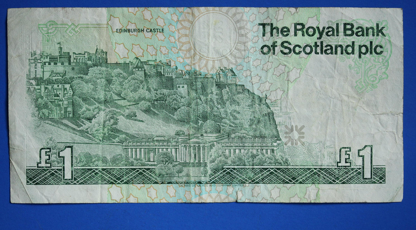 1987 Royal Bank of Scotland One Pound Banknote, Scottish Banknote   [09/25 33169]