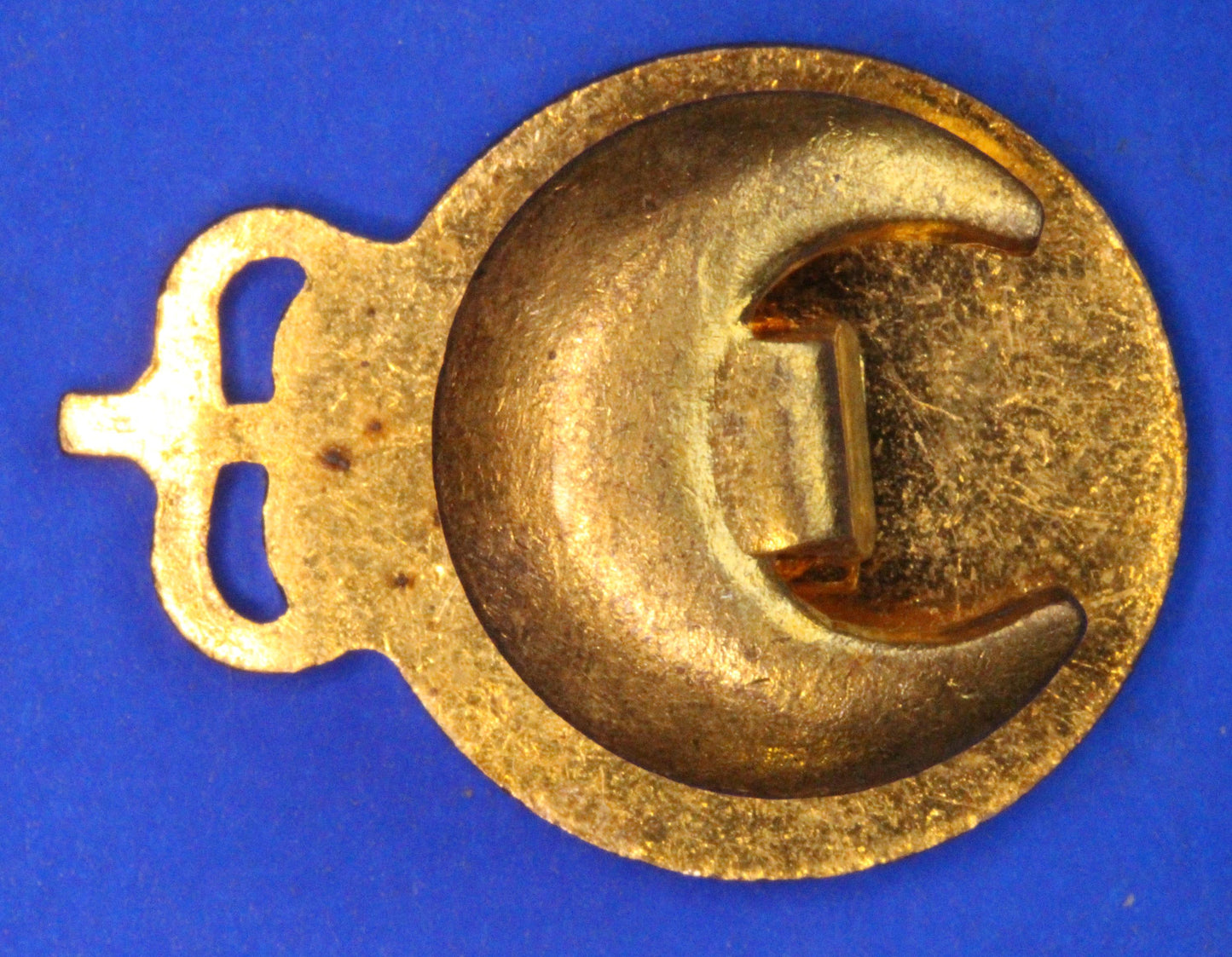 ICDS Industrial Civil Defence Service Queen's Crown. Enamel Lapel badge [09/25 24631]