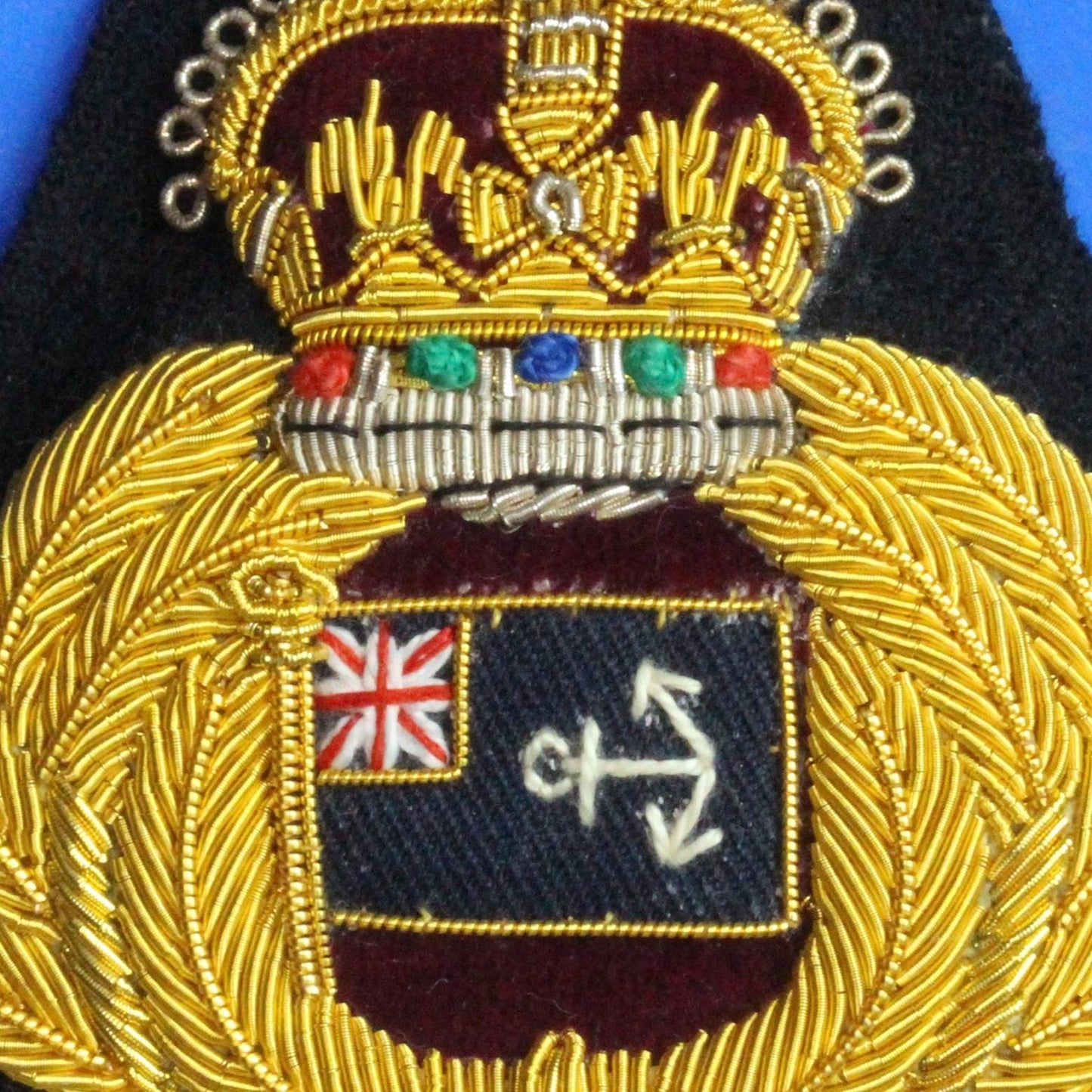 British Vintage - Royal Maritime Auxiliary Service RMAS Officers Cap Badge      [09/25 33248]