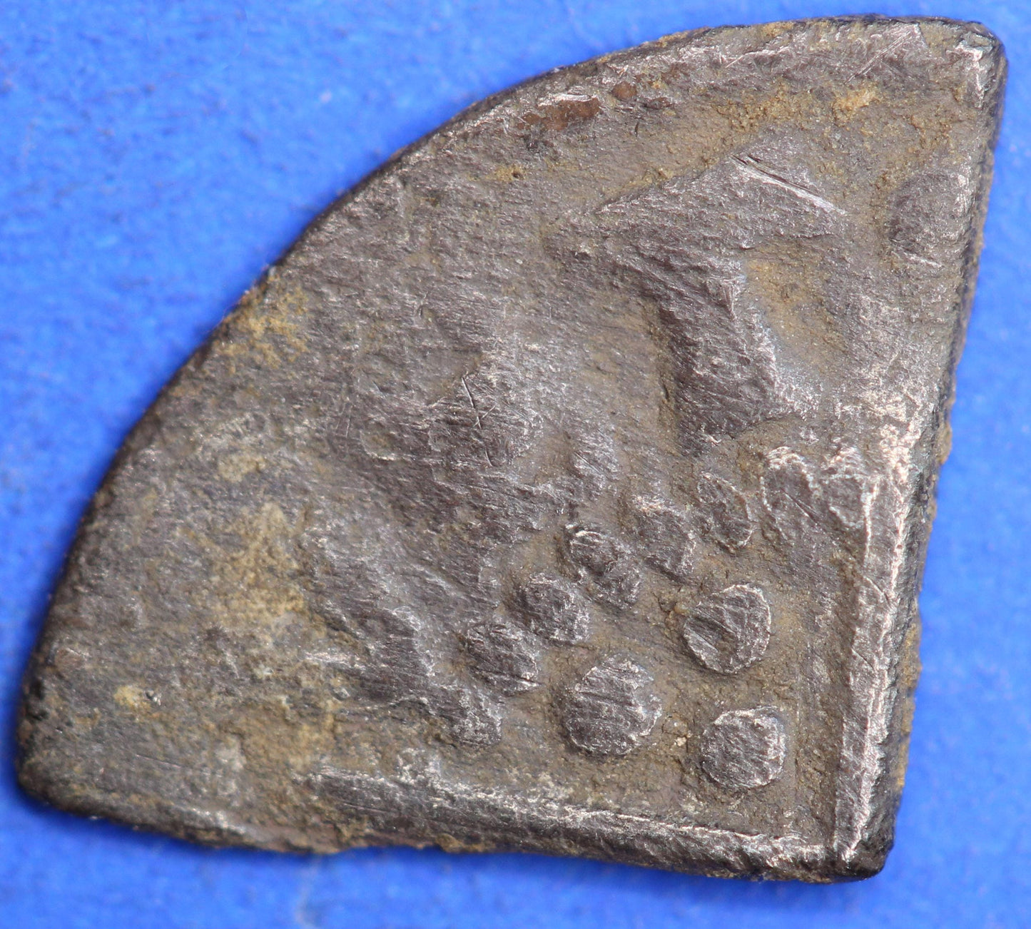 Medieval hammered short cross silver farthing, 1/4d, 0.33g     [10/25 33275]