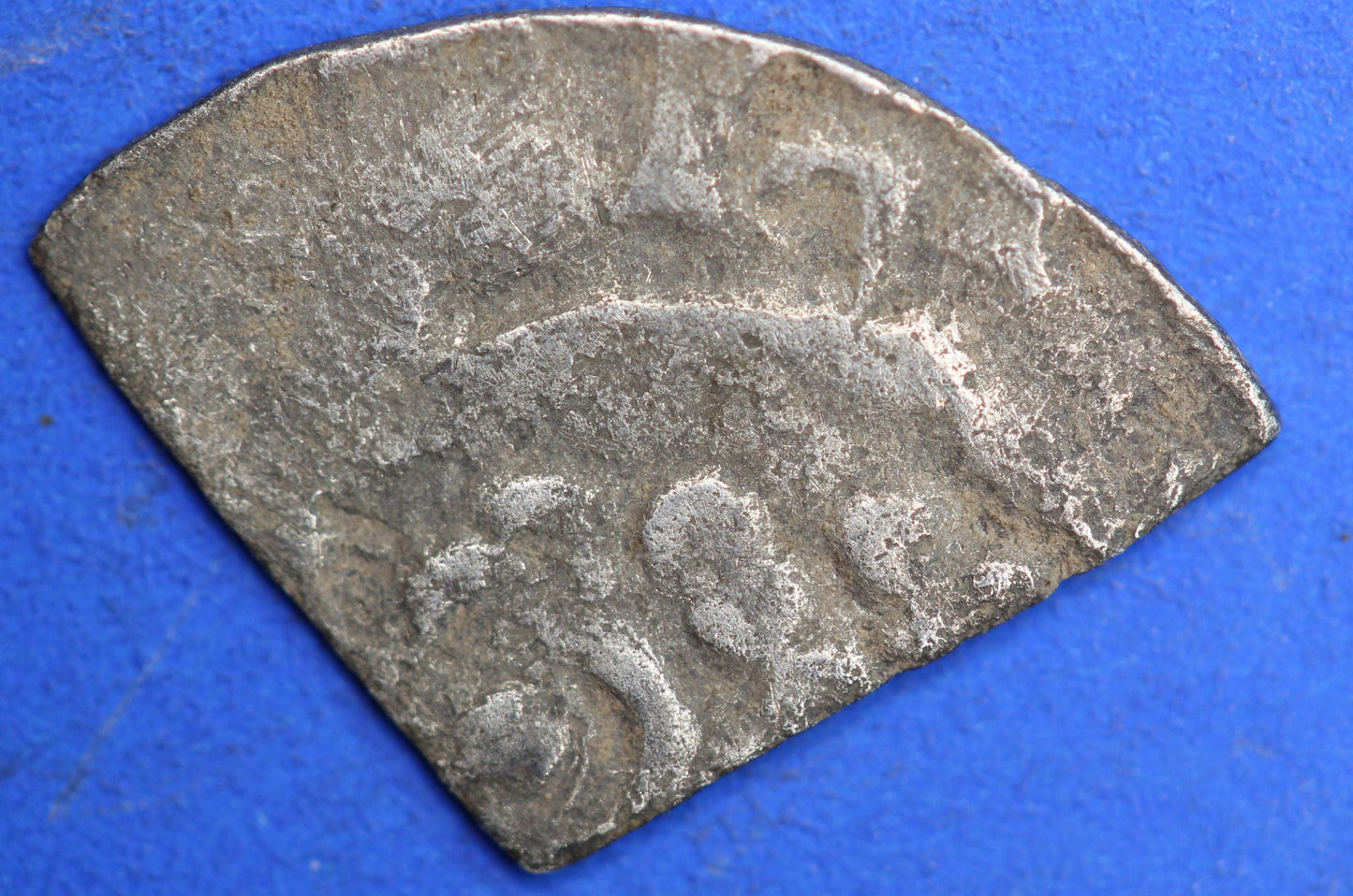 Medieval hammered short cross silver farthing, 1/4d, 0.34g     [10/25 33277]