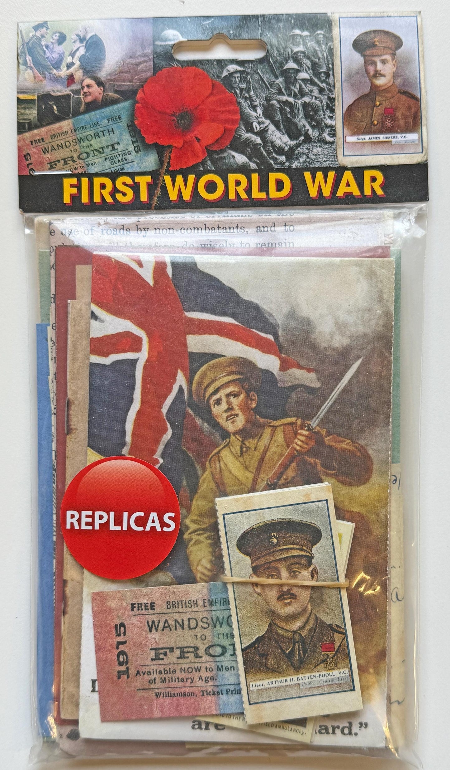 Reproduction WW1 First World War memorabilia pack [WW1PK1]