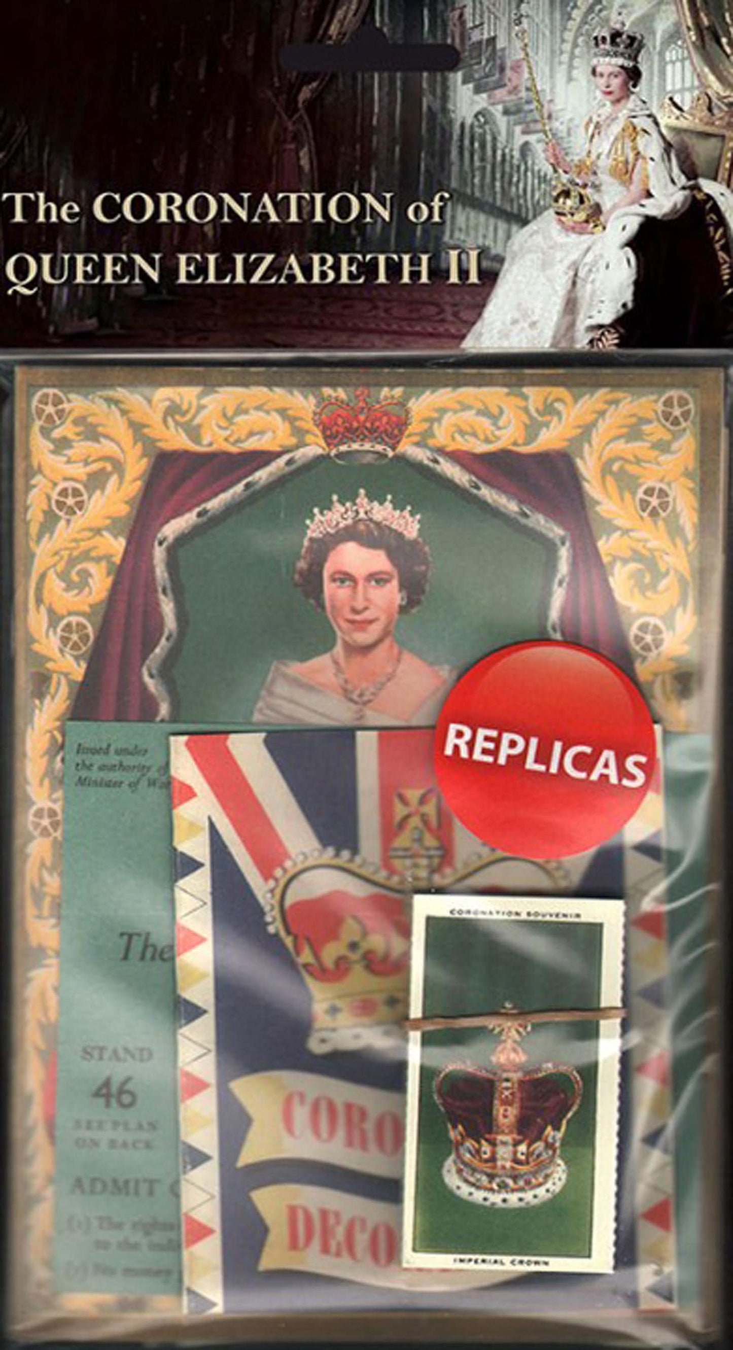 Reproduction: 1953 Coronation memorabilia pack [CORPK1]